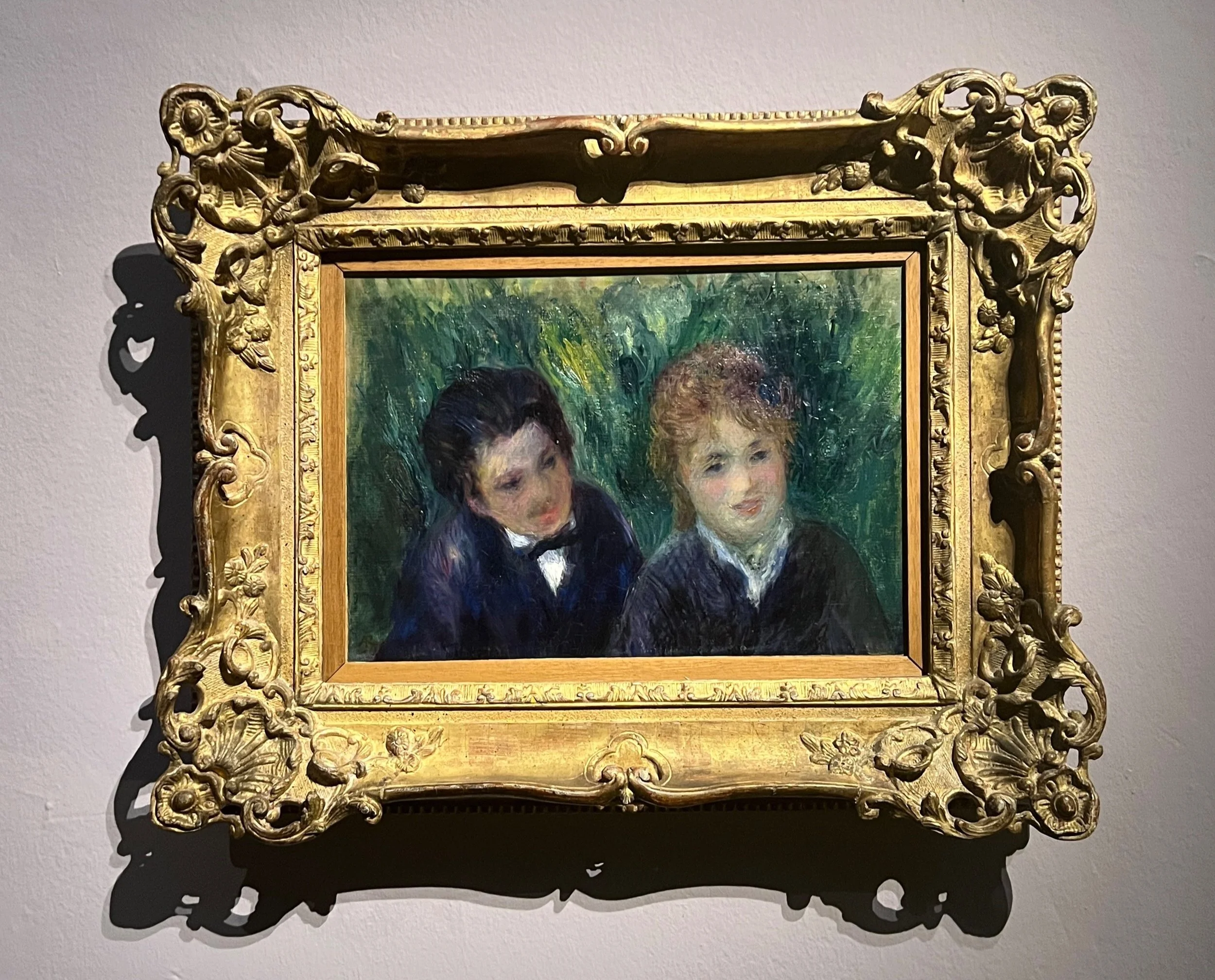 Pierre-Auguste Renoir, Portrait of a young man and a girl, 1875-1880.