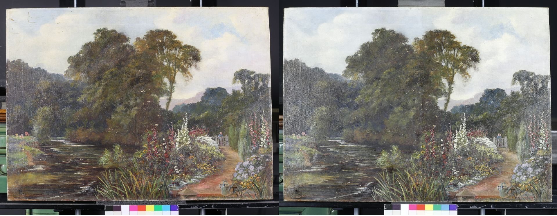 Project Painting - Partially Cleaned (Right side)
