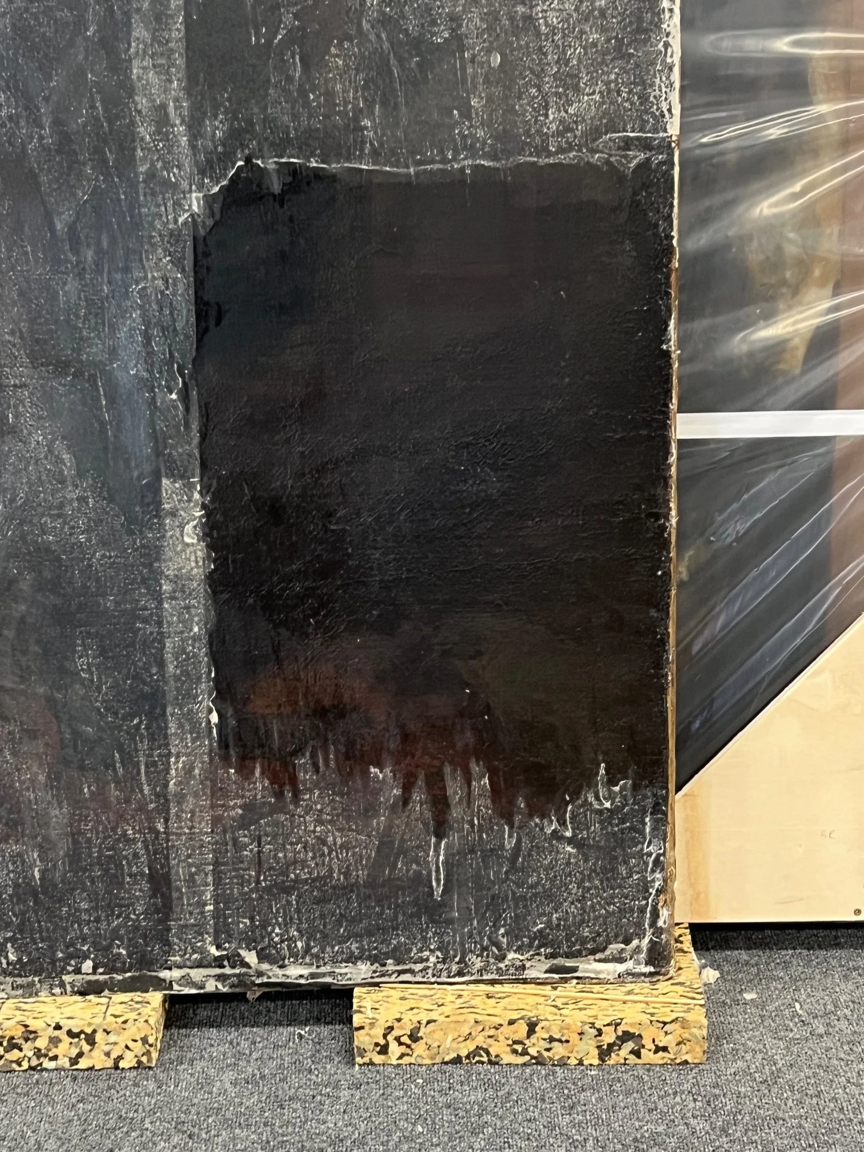 Removal of a 20-year-old wax facing
