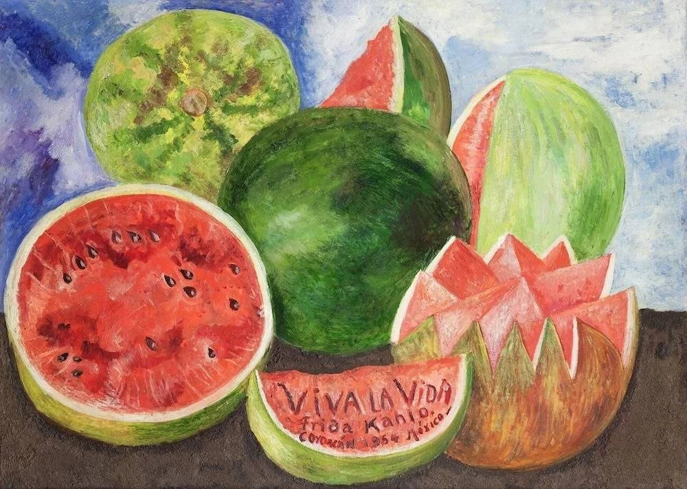 Frida Kahlo, Viva la Vida, Watermelons, 1954.