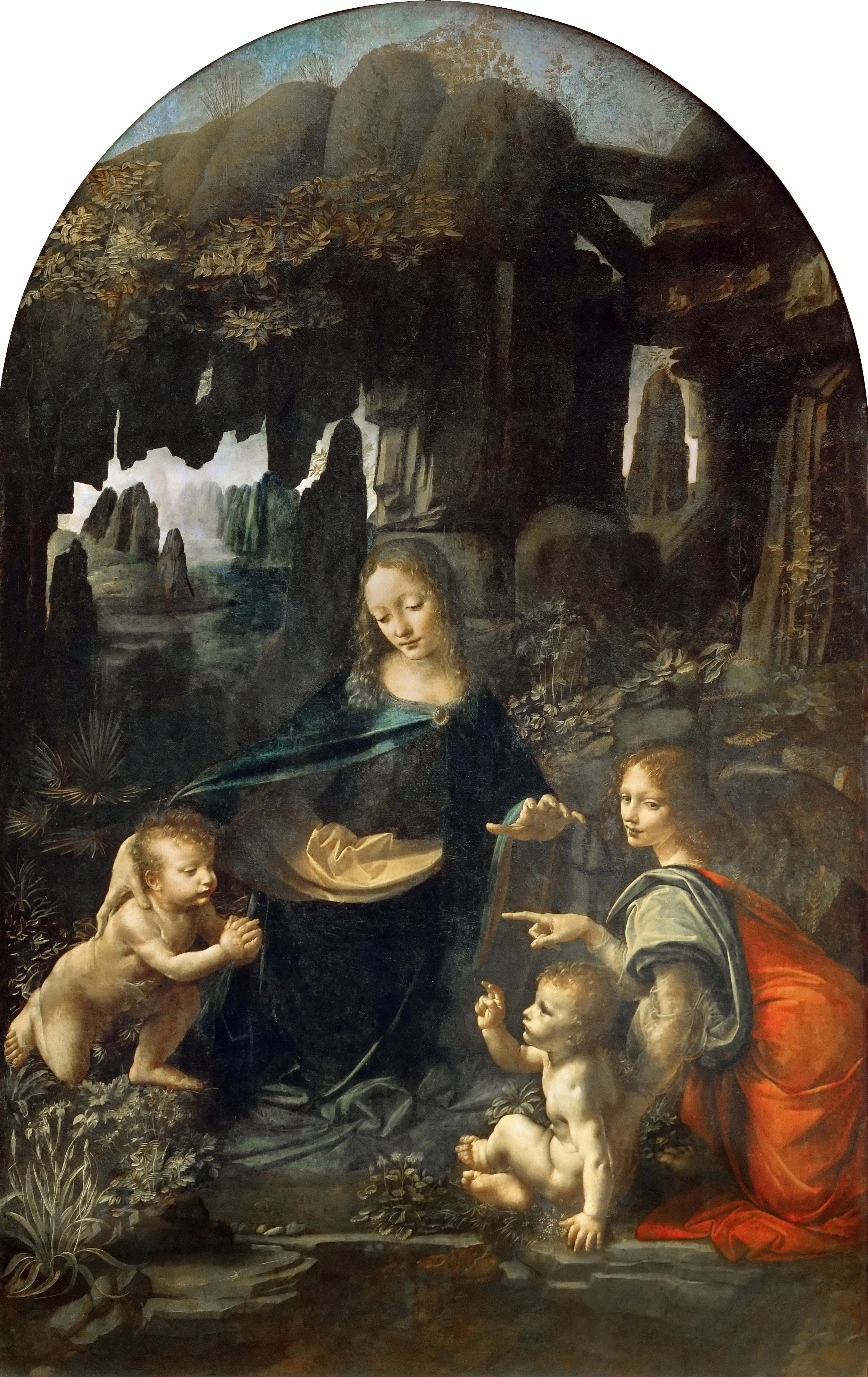 Leonardo Da Vinci. the Virgin of the Rocks. The National Gallery.