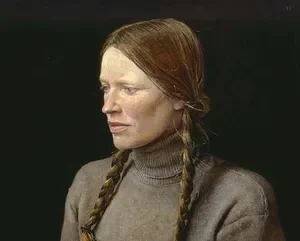 Andrew Wyeth, Braids, 1979. 