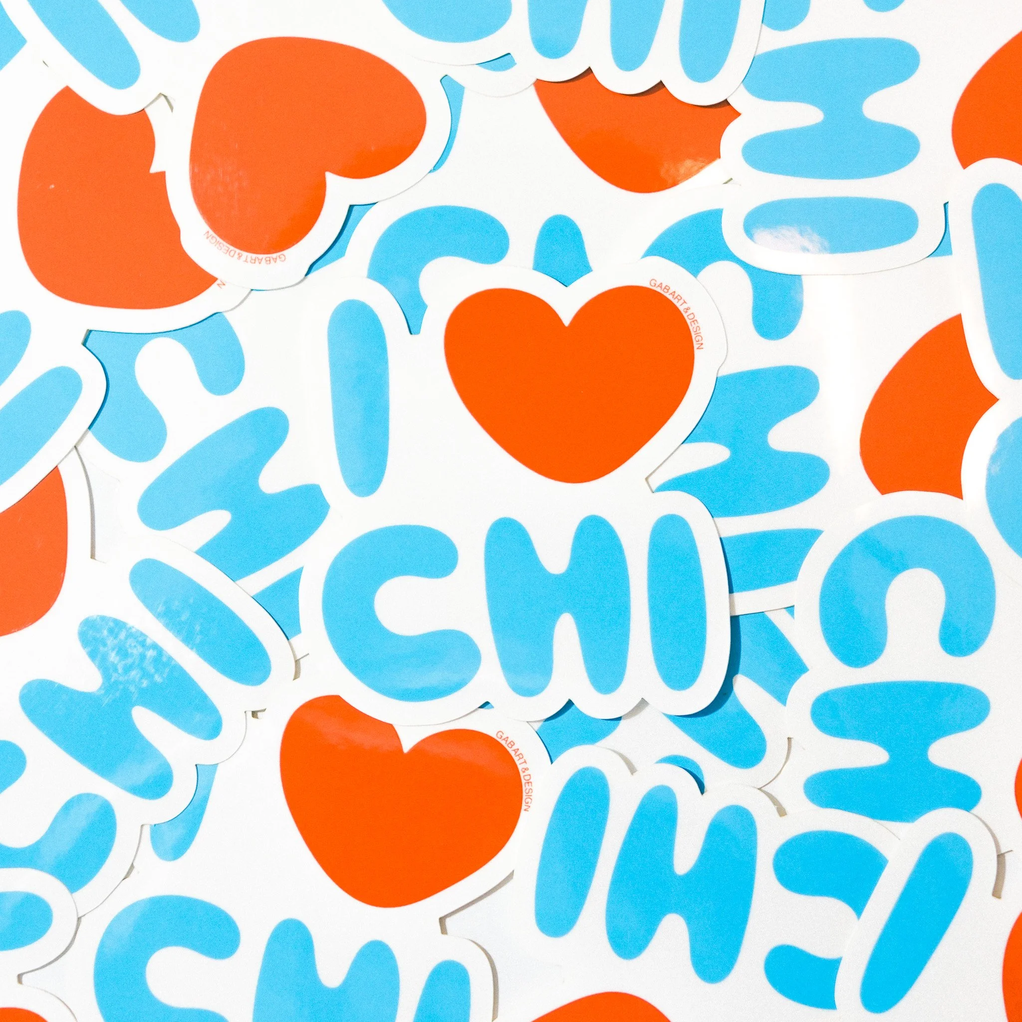 I <3 CHI sticker