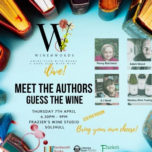 Join Penny at Wine &amp; Words Live on 7th April