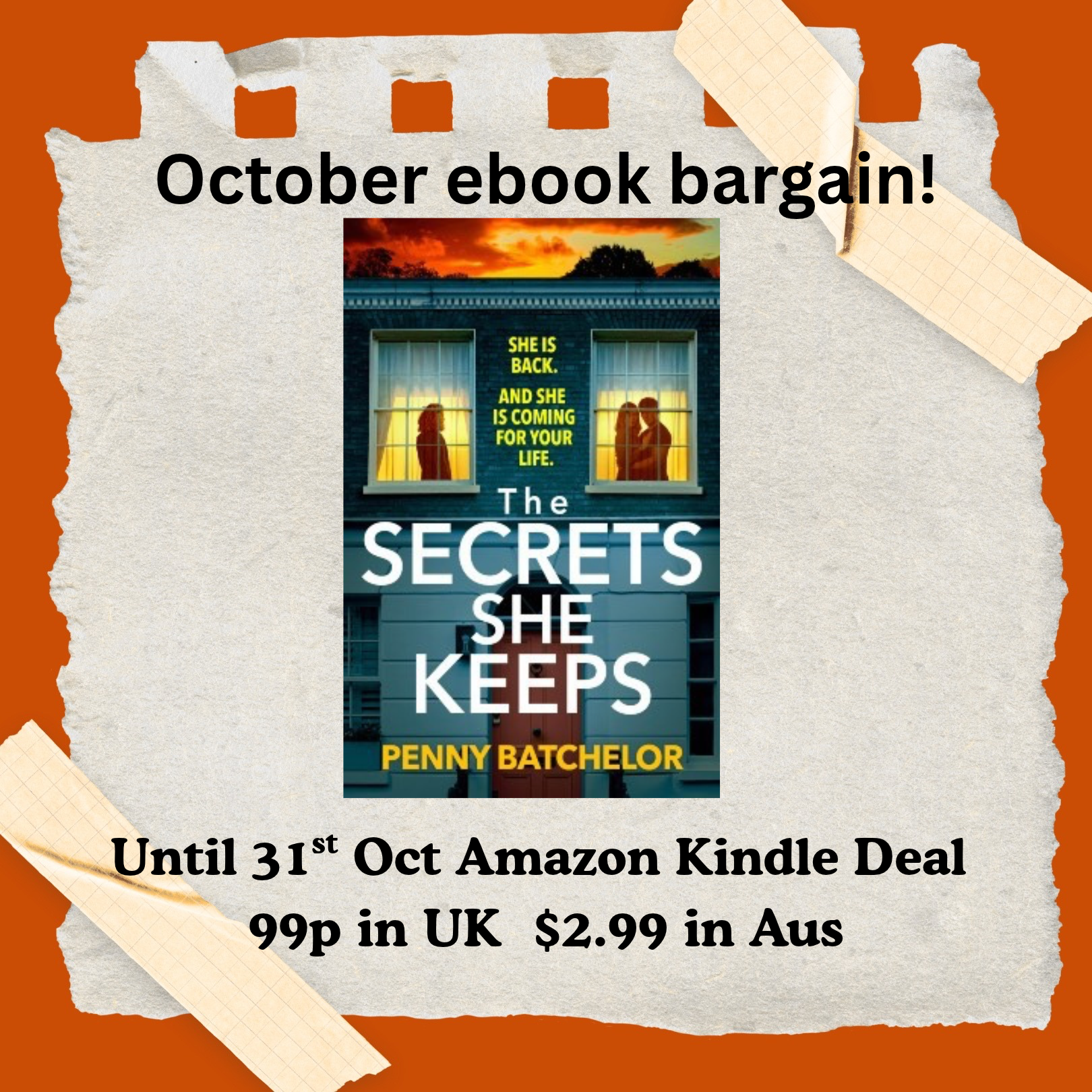 October The Secrets She Keeps Kindle Deal