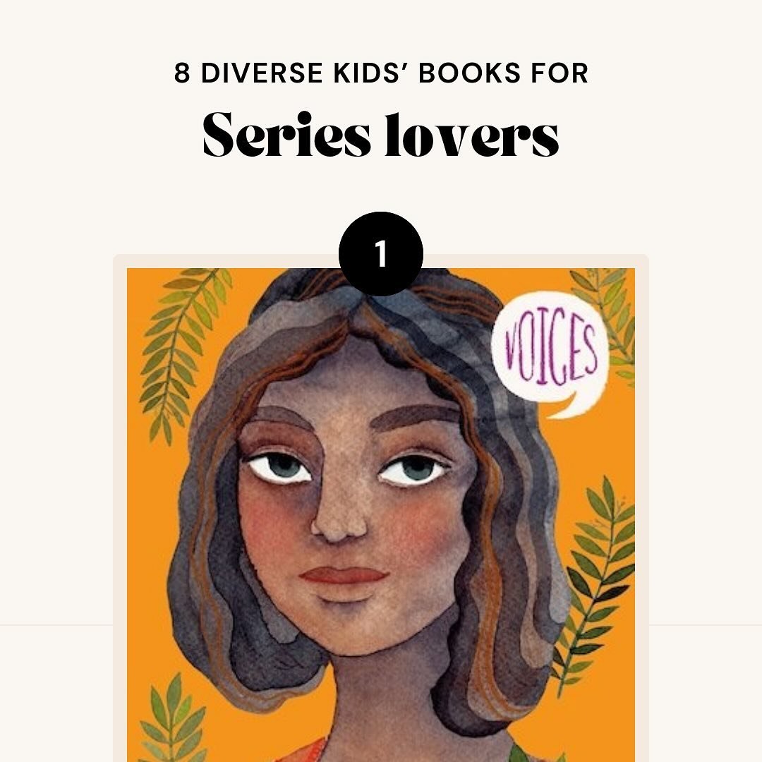 Why do kids love a series so much?! I&rsquo;ve got my theories, but in the end, it doesn&rsquo;t really matter why&hellip;it&rsquo;s the fact that they do. 

Here are 8 diverse book series for your kids to sink their teeth into:

📘The Voices series 