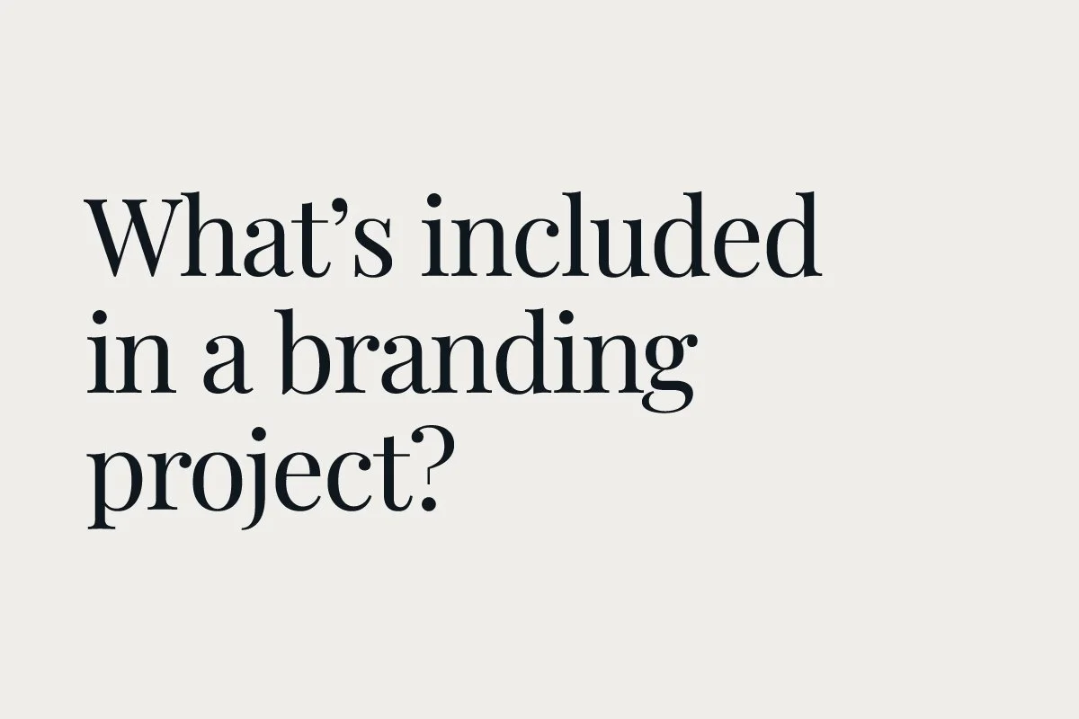      

 
   What do you get?  The right brand identity is found through bespoke discovery and development. Each client has a unique shopping list of needs, so the scope of the project should be tailored, but... the list below gives an idea of the usu