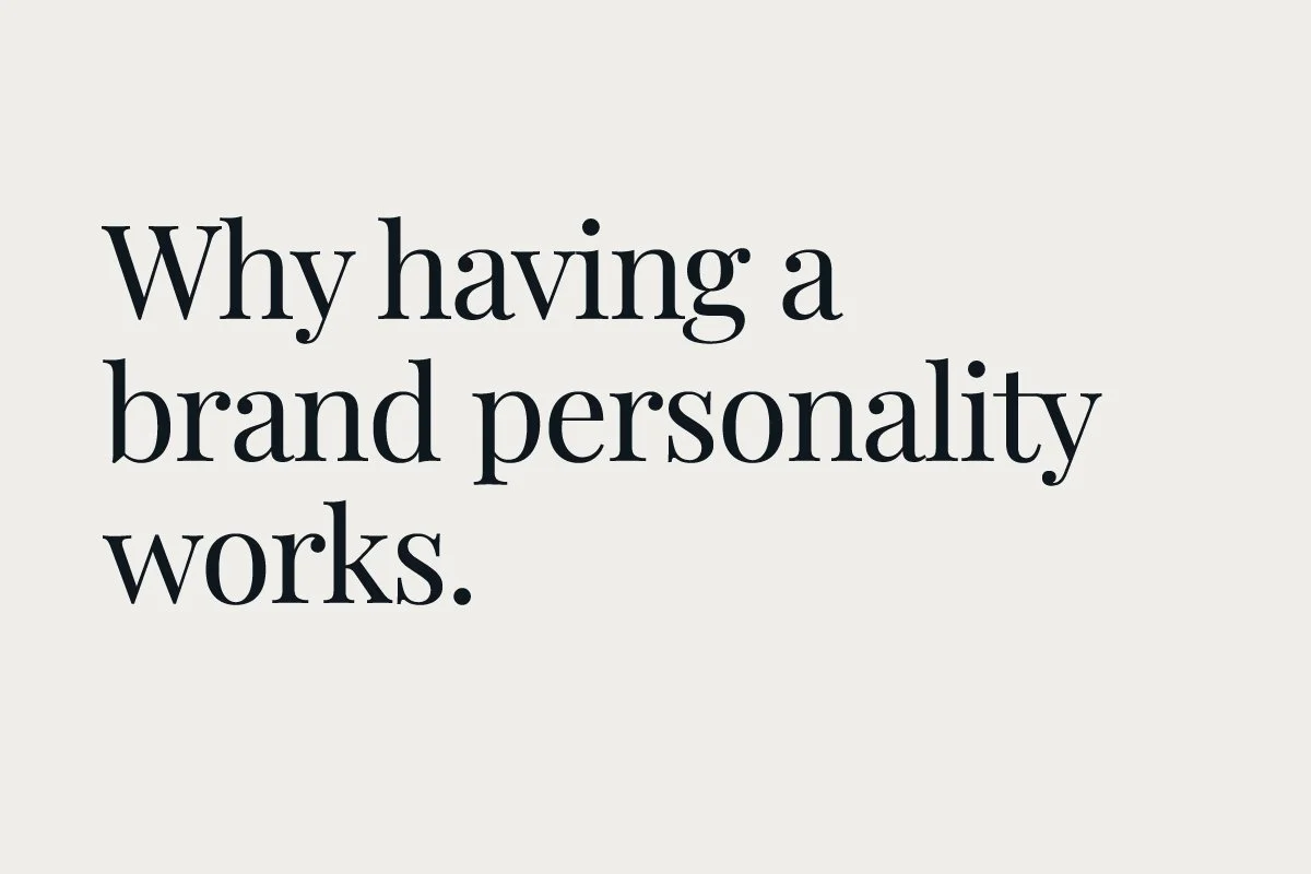      

 
   The delicious four D’s of brand   Intentional brand personality is effective because it will: 
 




















  
  



         

 
    One | Define      Create consistency in your look and voice, both internally and externally, by