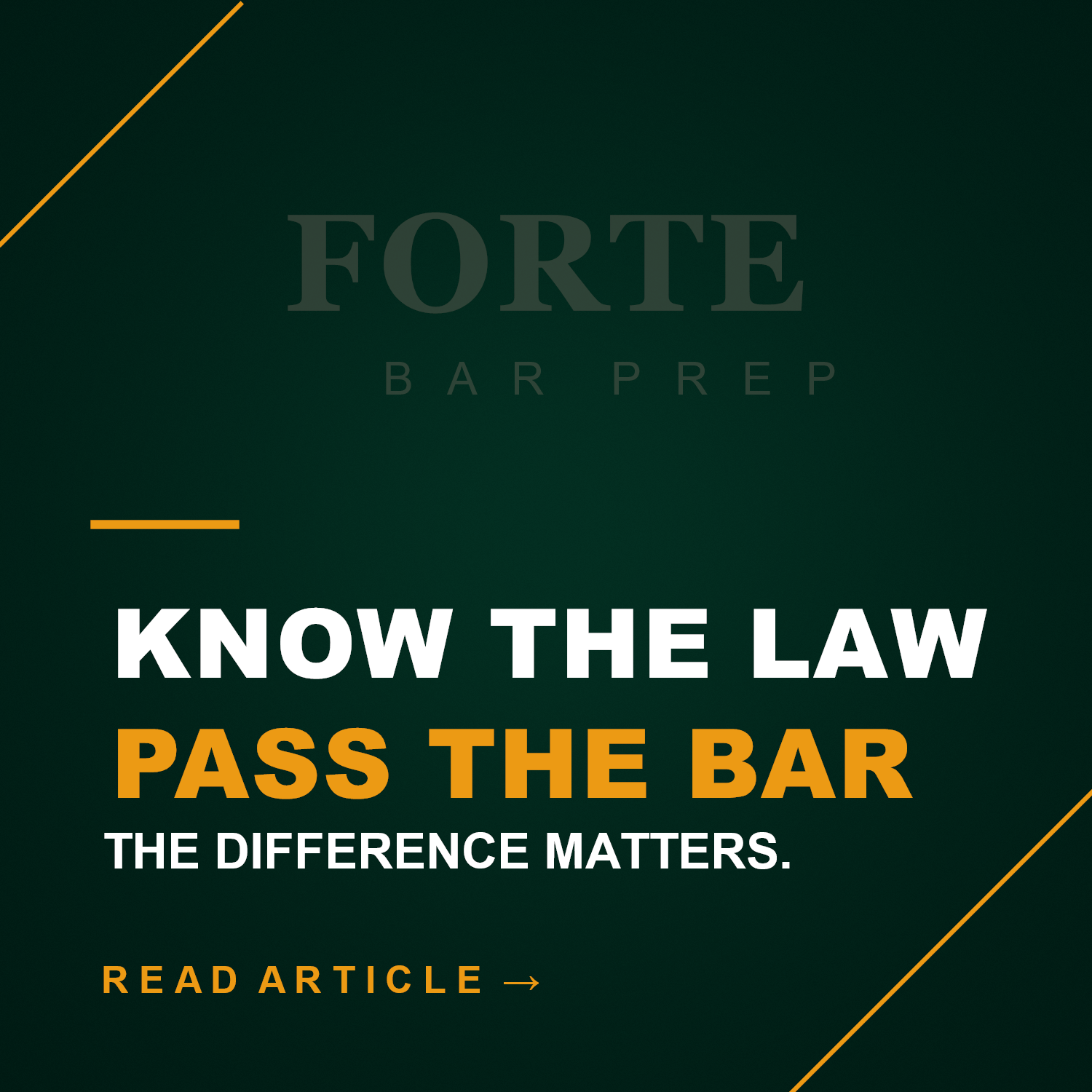       
  
     The Difference Between Knowing the Law and Passing the Bar    California bar retakers usually know the obvious question:  What do I need to do differently this time?     The harder question is more useful:  What actually changes betwee