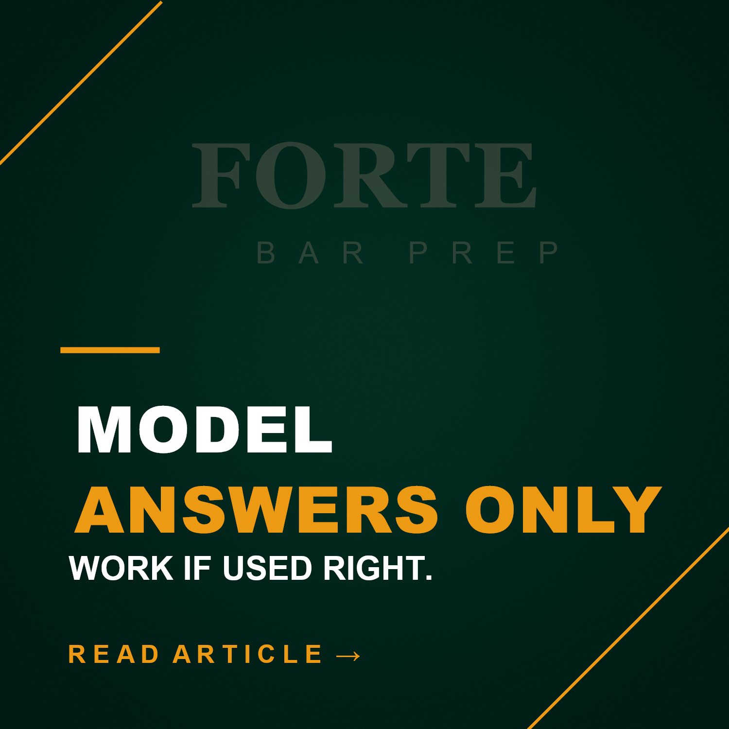       
  
     A Model Answer Cannot Help You Unless You Know How to Use It    One of the biggest mistakes students make during California bar prep is treating practice as a box to check.    They write an essay. They read the model answer. They feel 