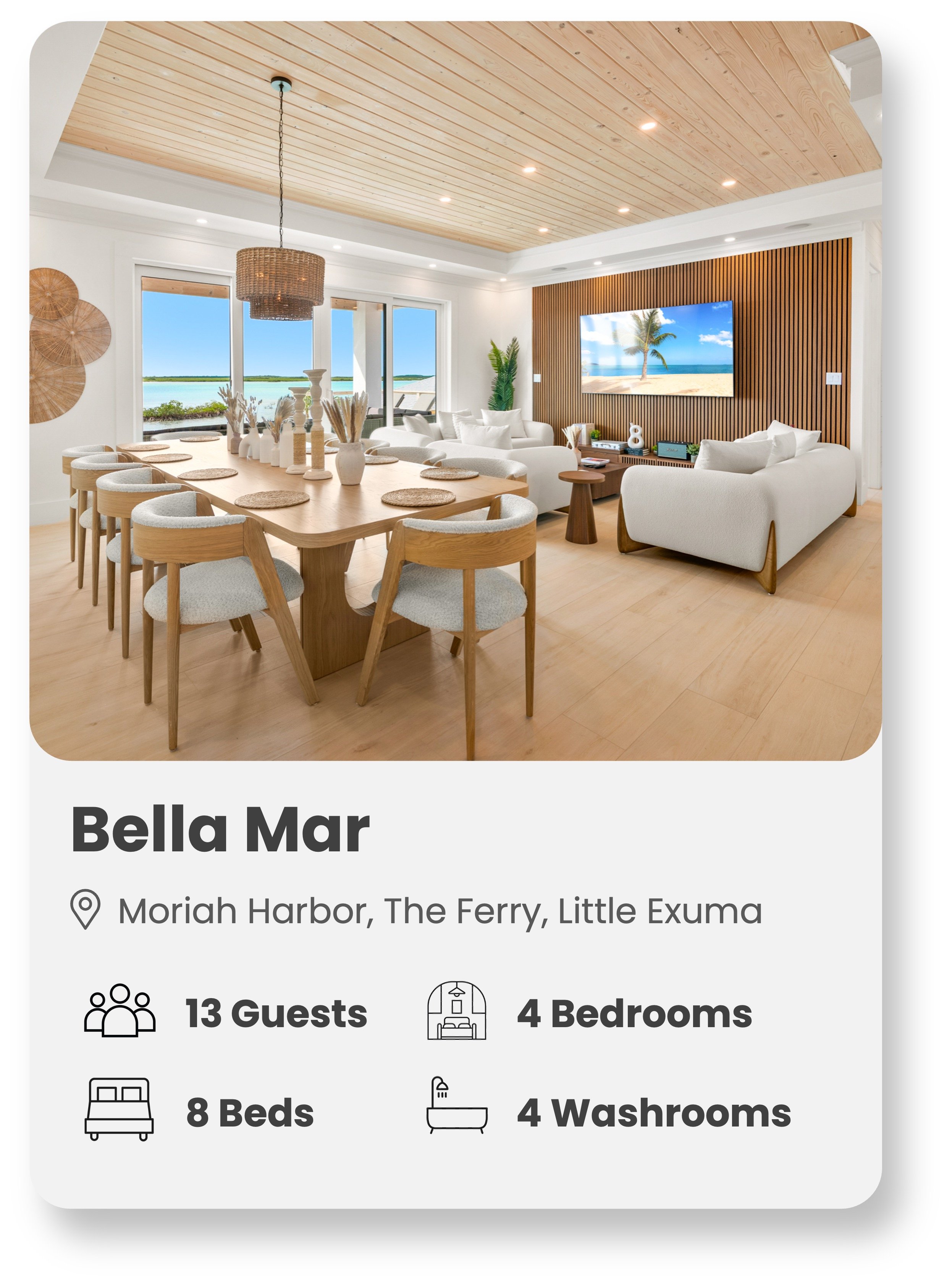 Bella Mar - Exuma Exclusives Vacation Rentals
