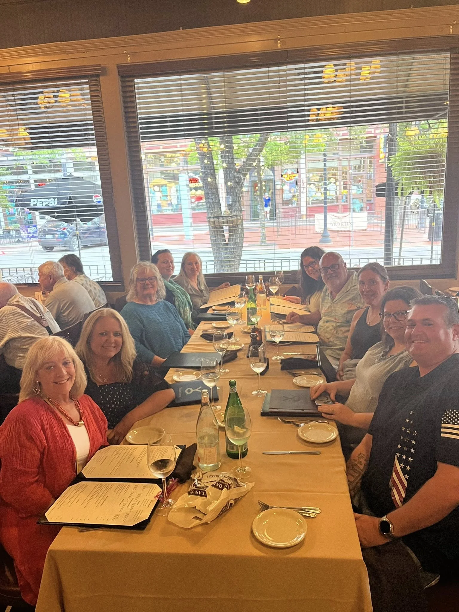 Pennsylvania attendees enjoying dinner together