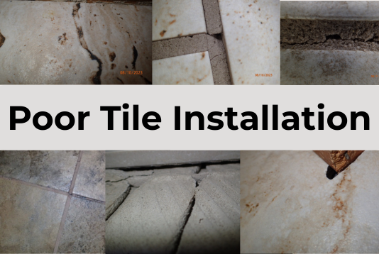 Poor Tile Installation