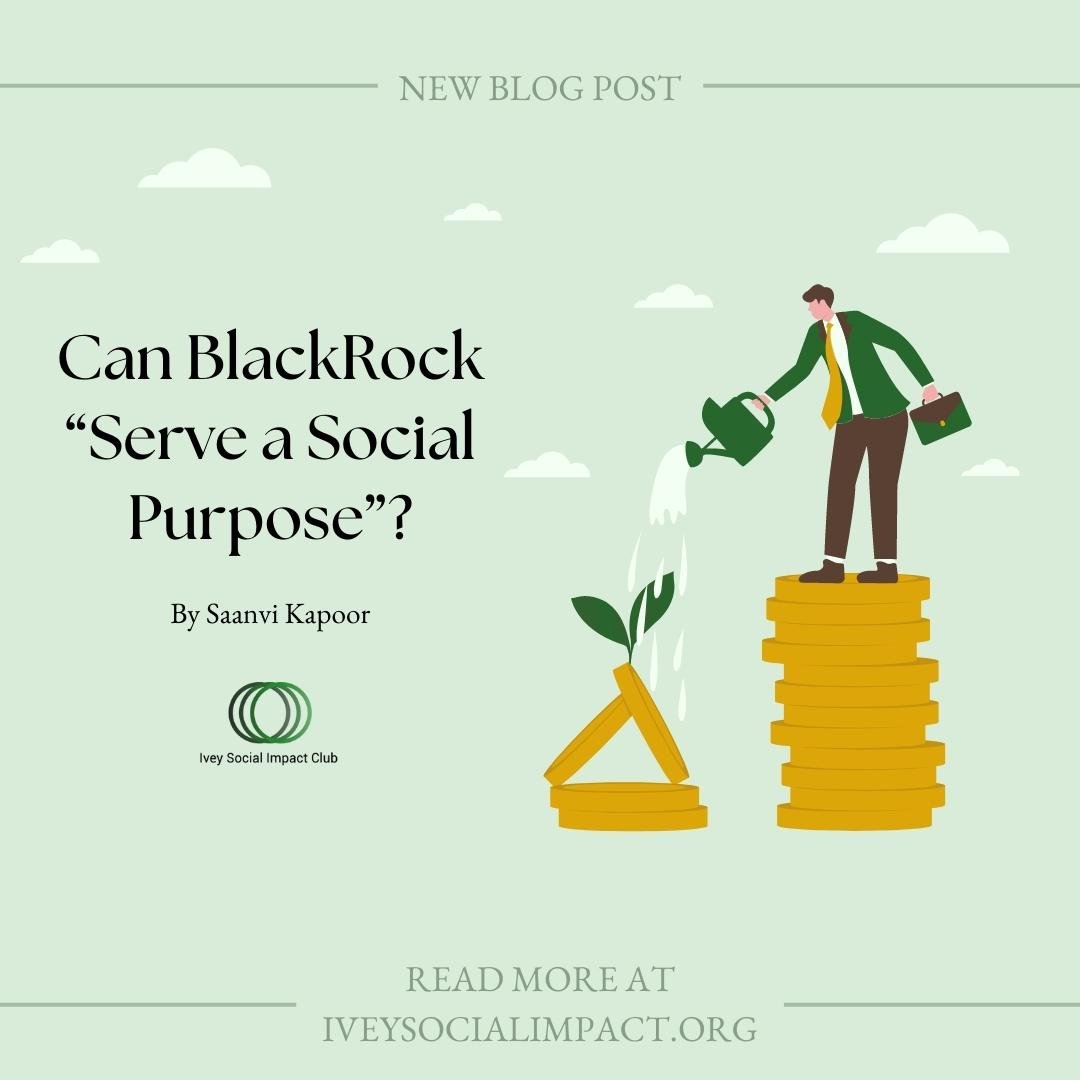 Can BlackRock “Serve a Social Purpose”?