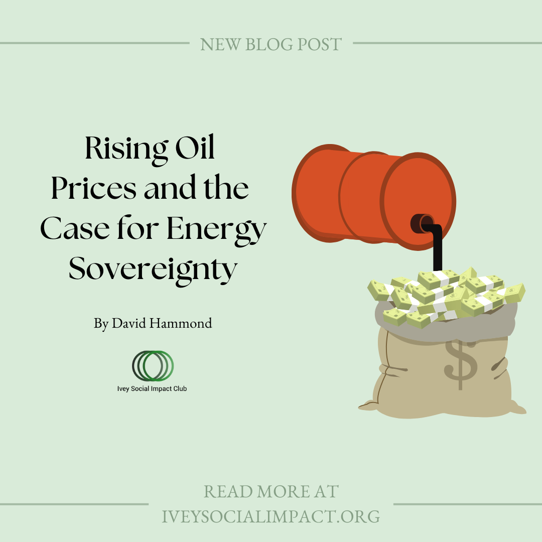 Rising Oil Prices and the Case for Energy Sovereignty