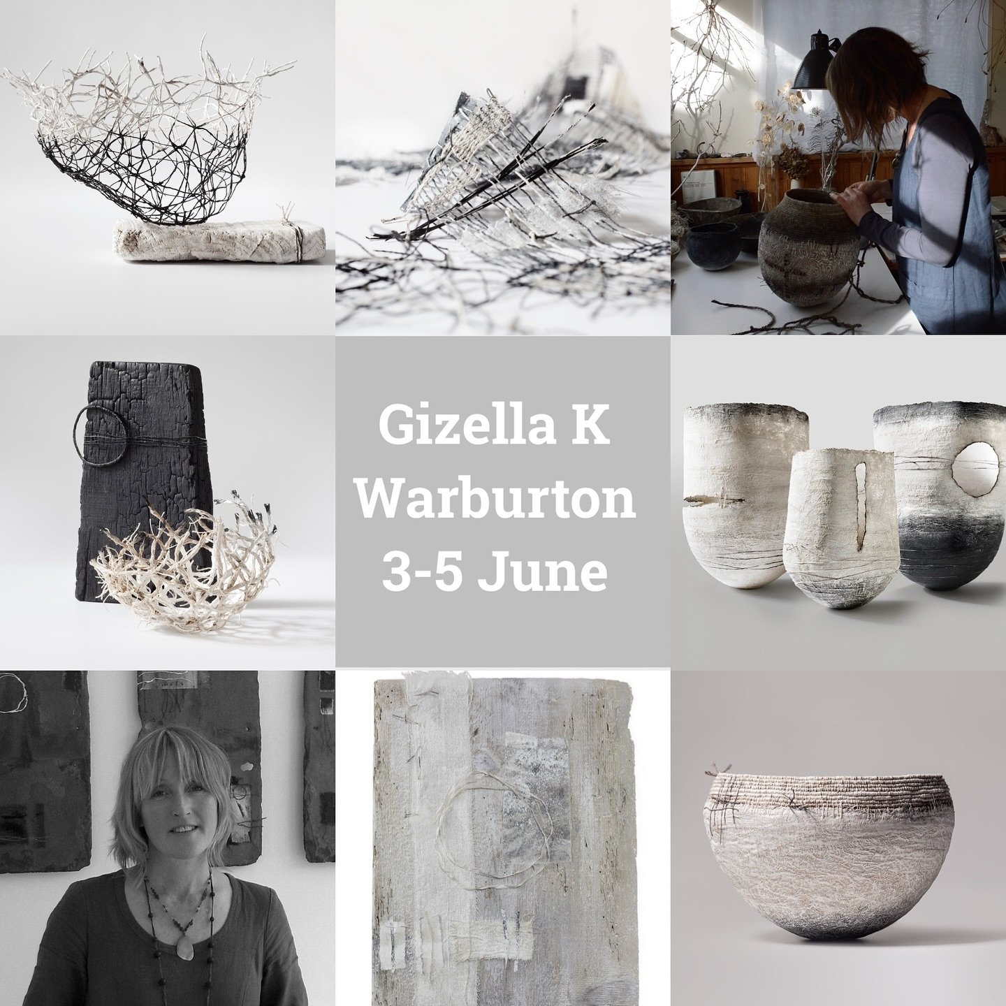 **Last minute places available**
 Looking forward to welcoming Gizella K Warburton back to The Lund in a couple of weeks!
&lsquo;Weaving the Line; vessel and form&rsquo;
3rd to 5th June

Gizella&rsquo;s course introduces the practice of &lsquo;drawin