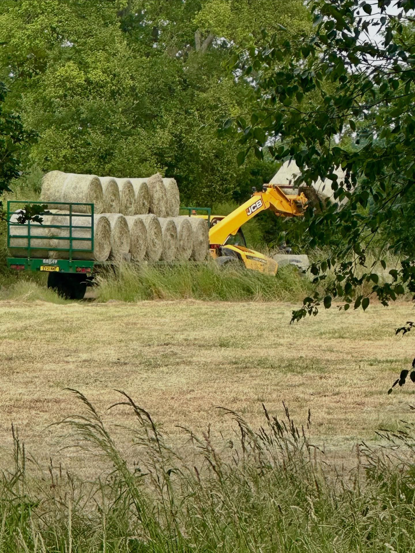 And just like that - the first cut of hay is cut, turned, baled and gone!
#lifeonthelund