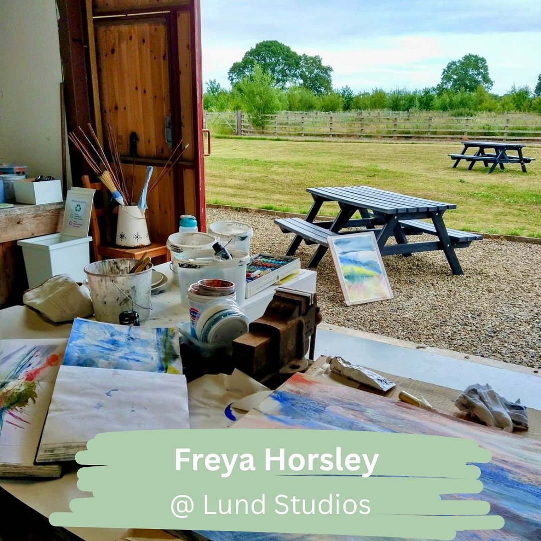 Another wonderful week here at The Lund - a Big Thank You to Freya Horsley!
Capturing sketch-book inspiration from the top of Sutton Bank with views out over Hood Hill, Gormire Lake and Garbutt Woods. Working up on a larger scale back at The Lund in 
