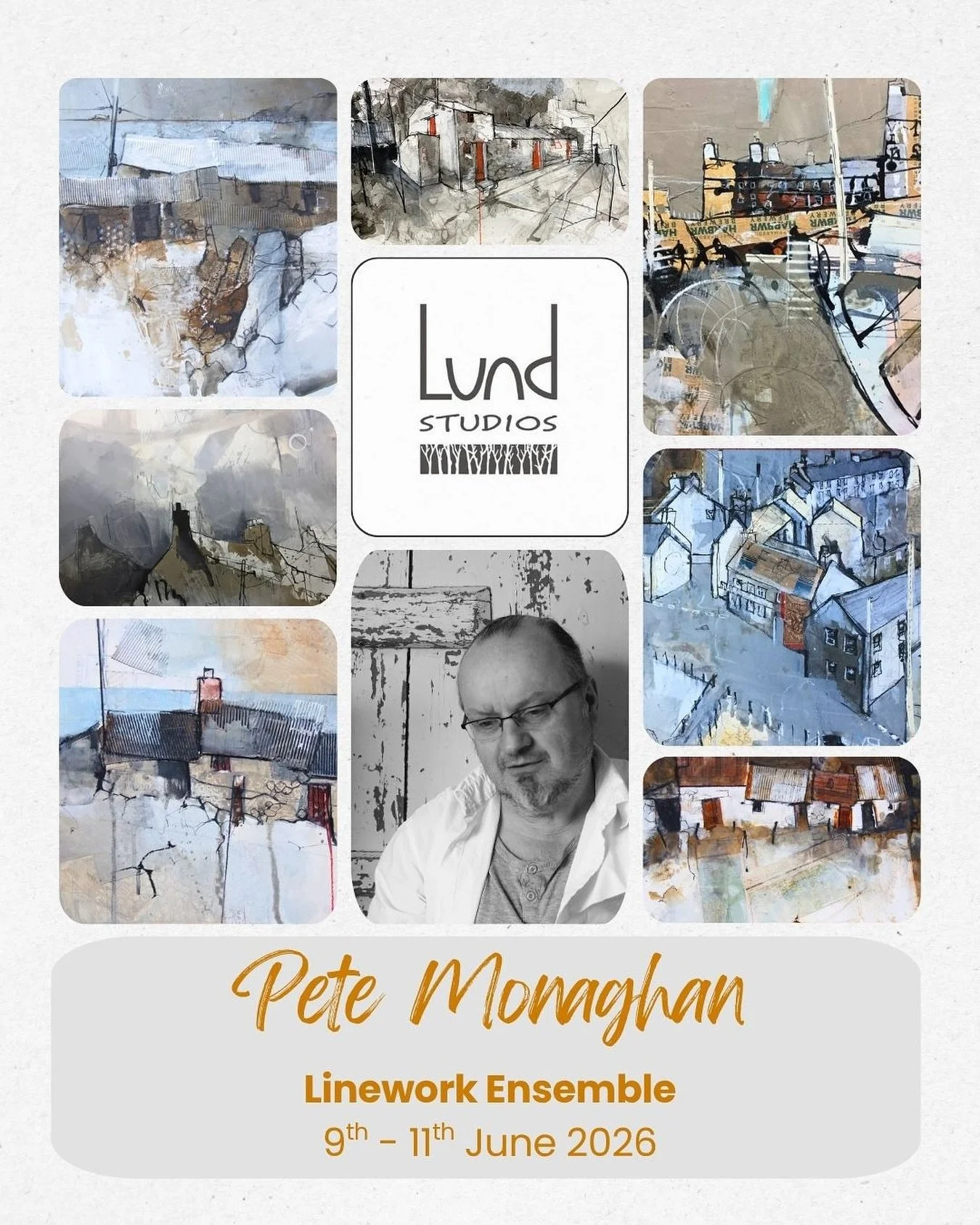 Pete Monaghan - &lsquo;Linework Ensemble&rsquo;
9th - 11th June 2026

Pete has been running courses here at The Lund since 2018, it&rsquo;s truly a privilege to say we&rsquo;ll be welcoming here again in 2026!

Pete is a full-time artist and part-tim