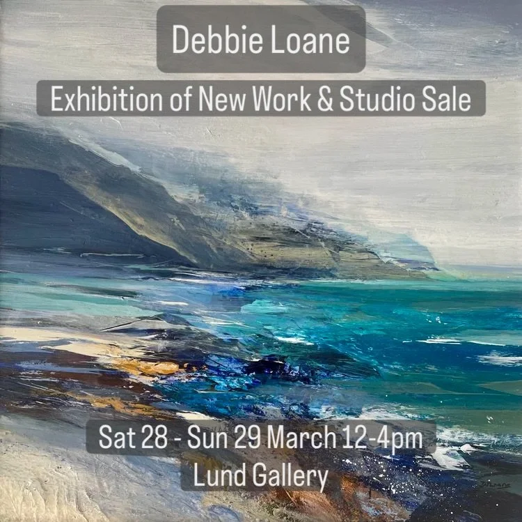 Save the Date! 
Sat 28th &amp; Sun 29th March 12 &lsquo;til 4pm.

Resident artist (and co-director of Lund Studios!) Debbie Loane will be holding a major exhibition of New Work here at The Lund : Paintings and drawings, framed and unframed, originals