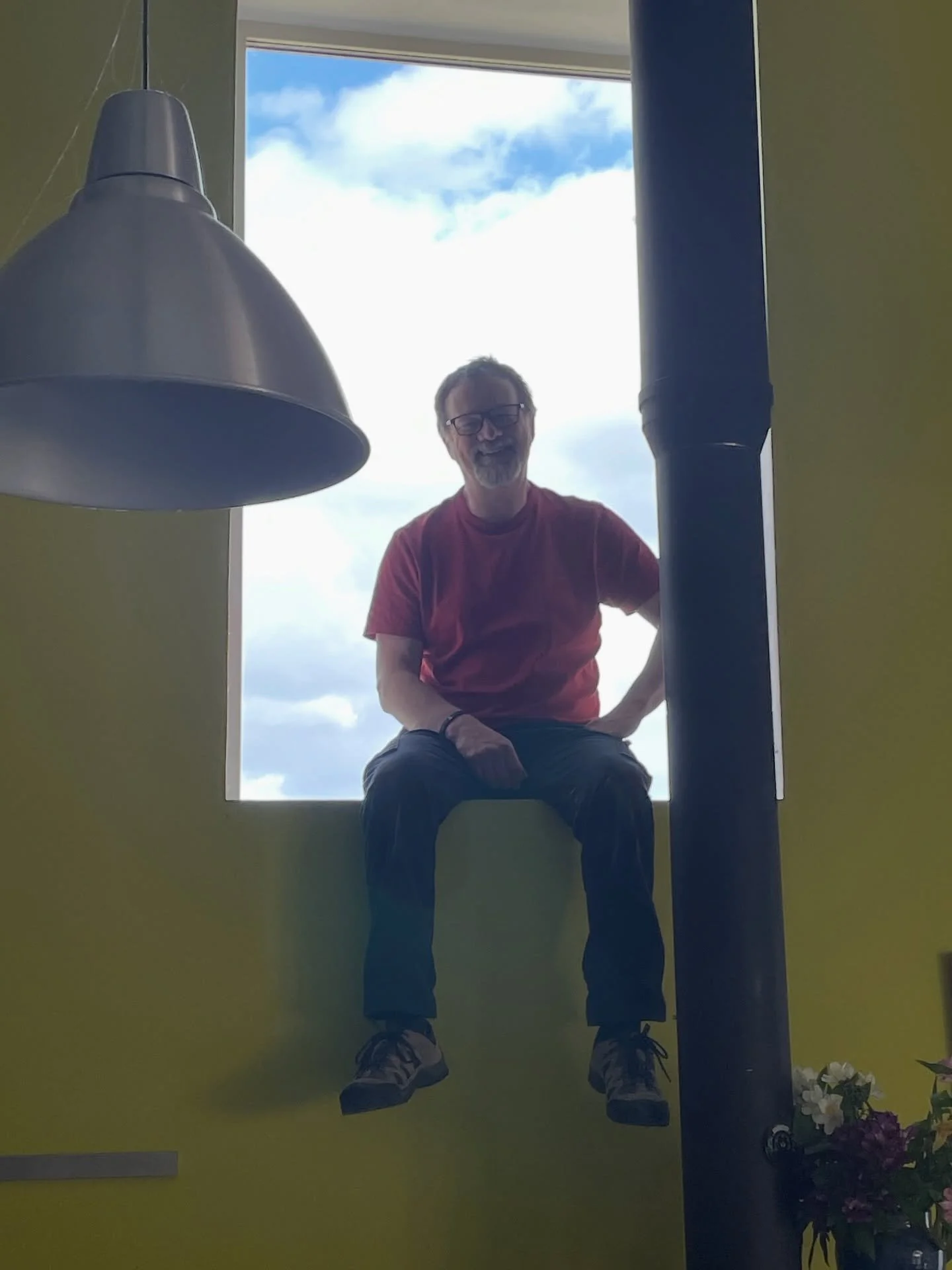 Elf on a shelf! Lund Studios wouldn&rsquo;t function with this amazing man who does everything from admin to baking our amazing cakes! Some high level cleaning going on today as we get ready to throw open our doors for a new season of courses. We kic