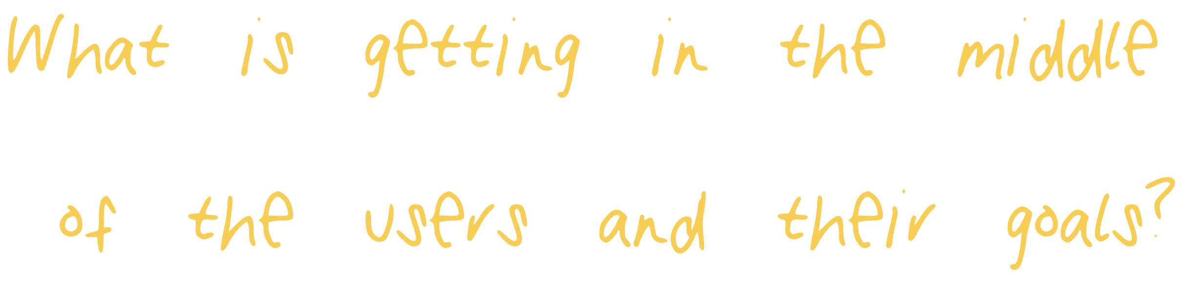 What is getting in the middle of them and their goals? .png