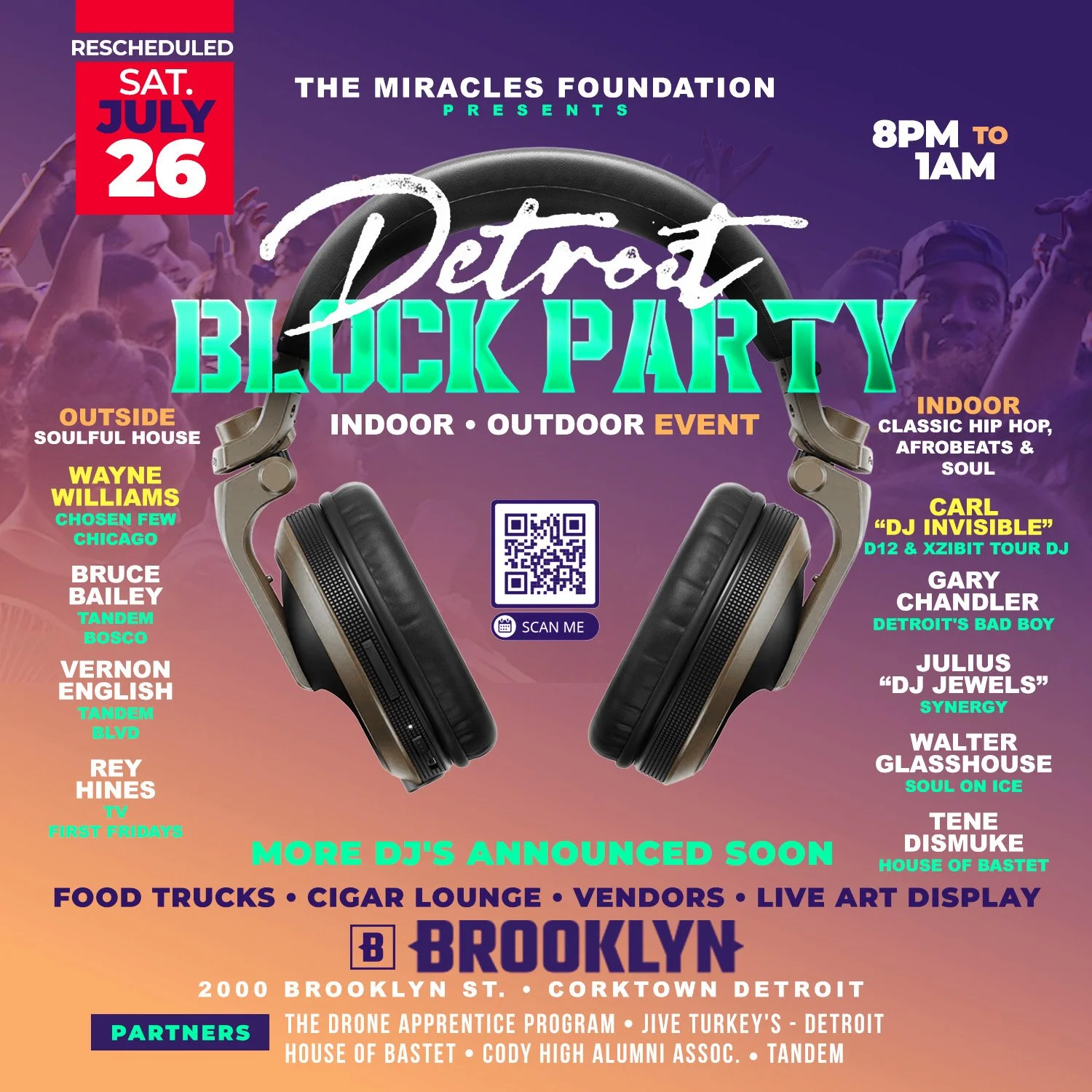 2025 Detroit Block Party - Sponsored by The Miracles Foundation