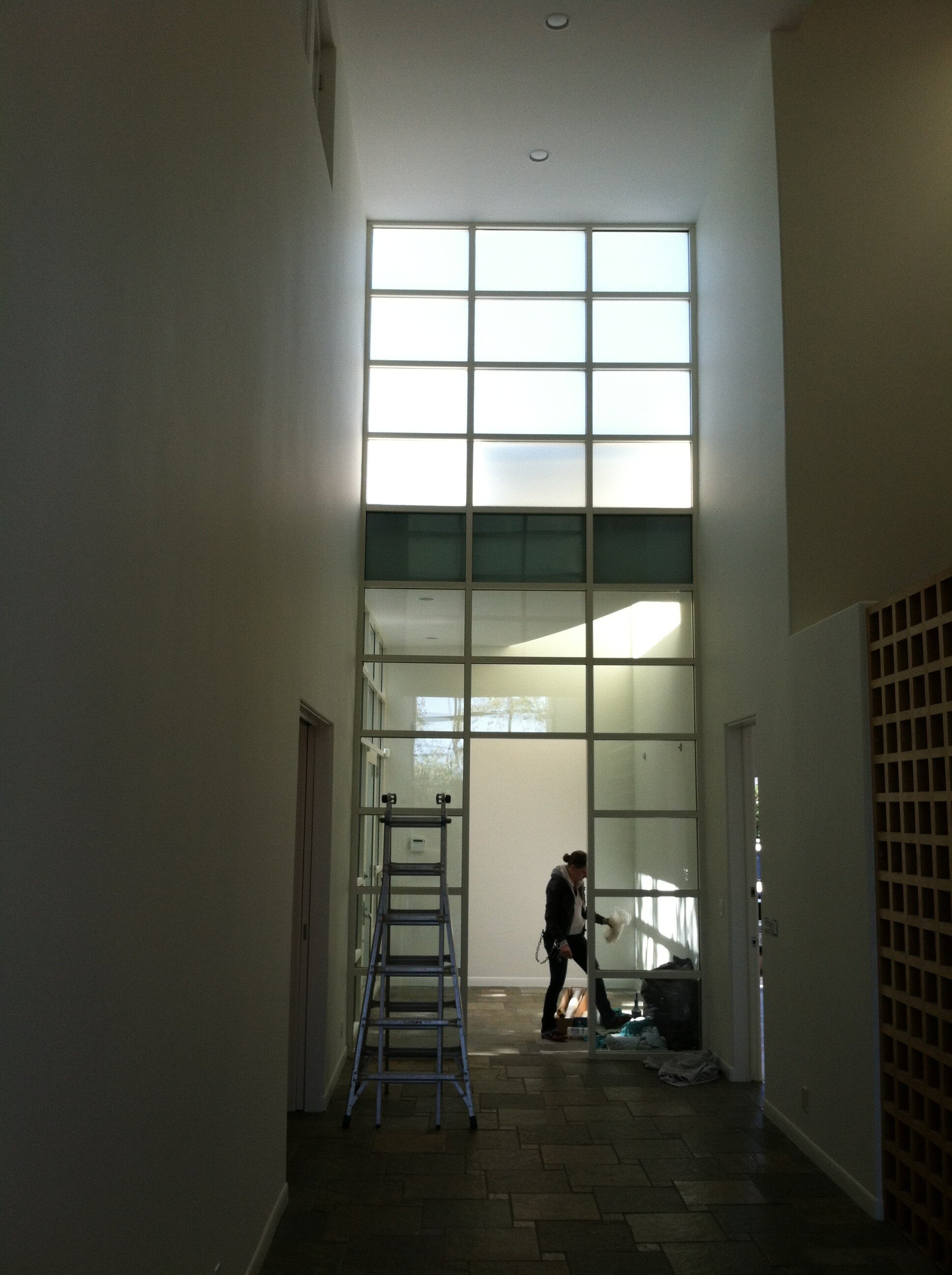 Commercial Window Film Frost Installation Santa Monica, California