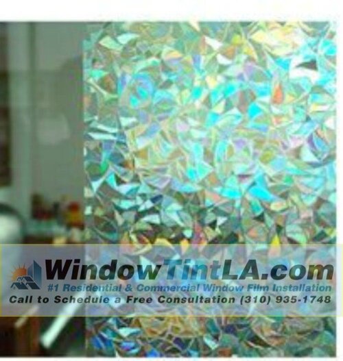 Holographic Prismatic Decorative Window Film - Window Tint Los