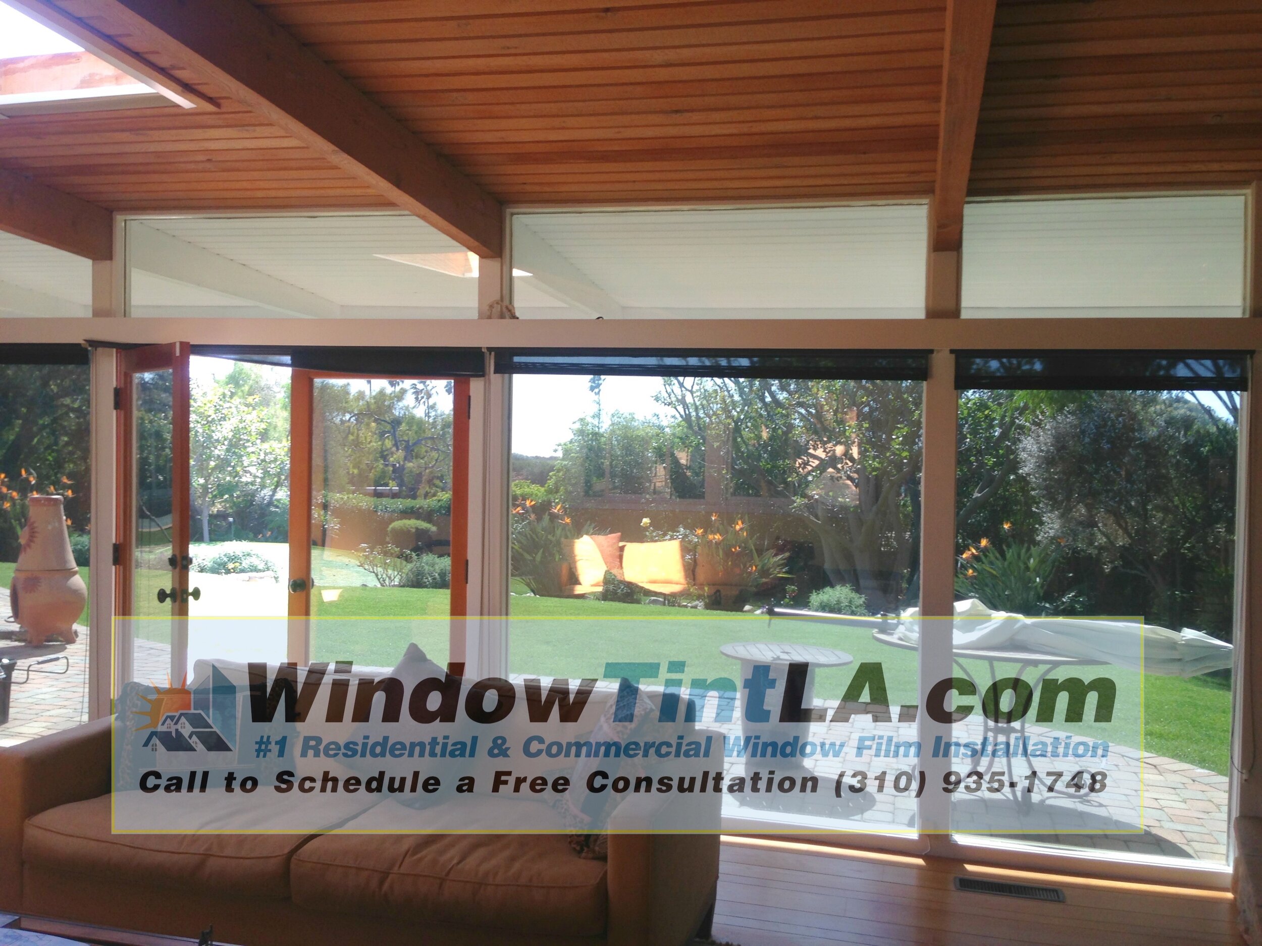 Residential Window Tint One-Way Privacy Window Tinting