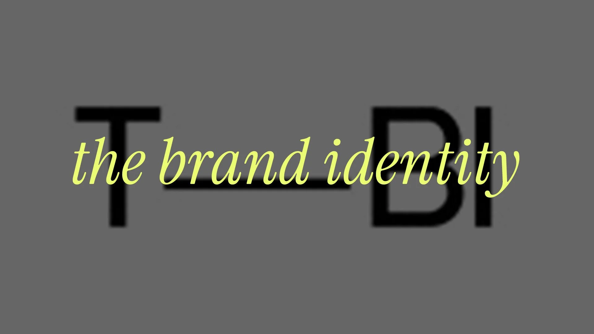 the brand identity thumbnail