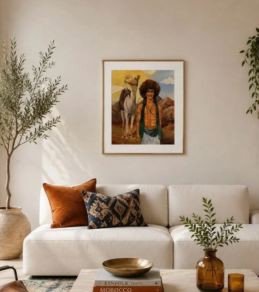 Through the Desert Print