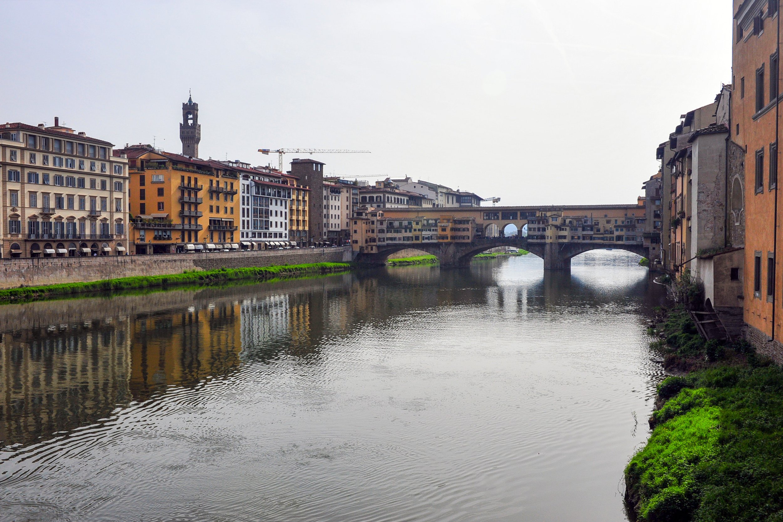 Historic Ponte Vecchio bridge over the Arno River