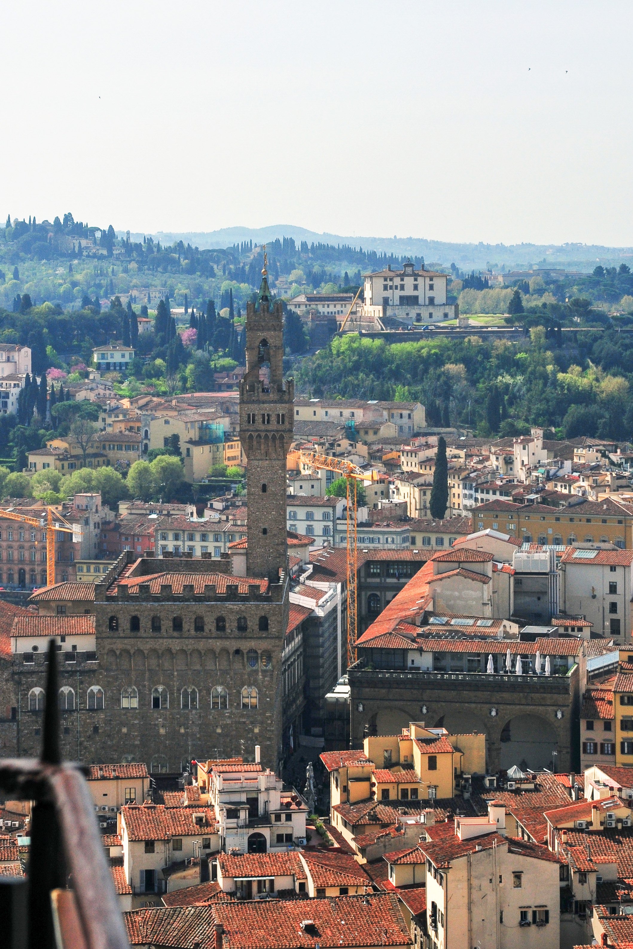 Palazzo Vecchio as seen from the top of the Duomo Santa Maria del Fiore