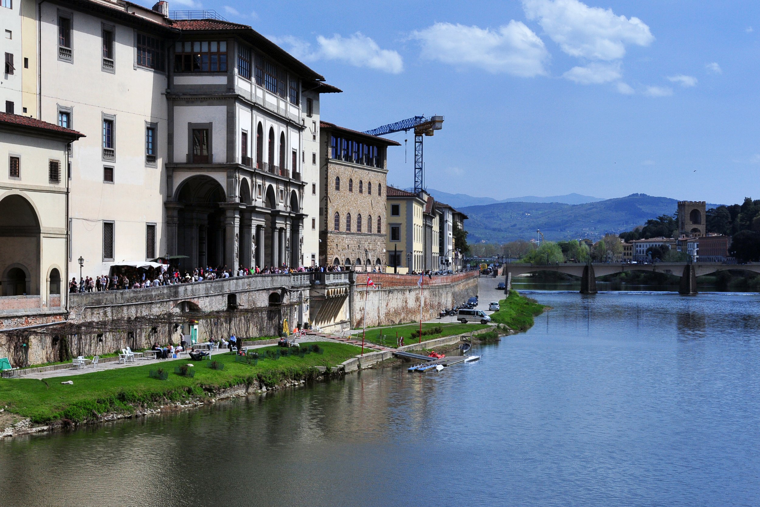 Ponte alle Grazie on the Arno