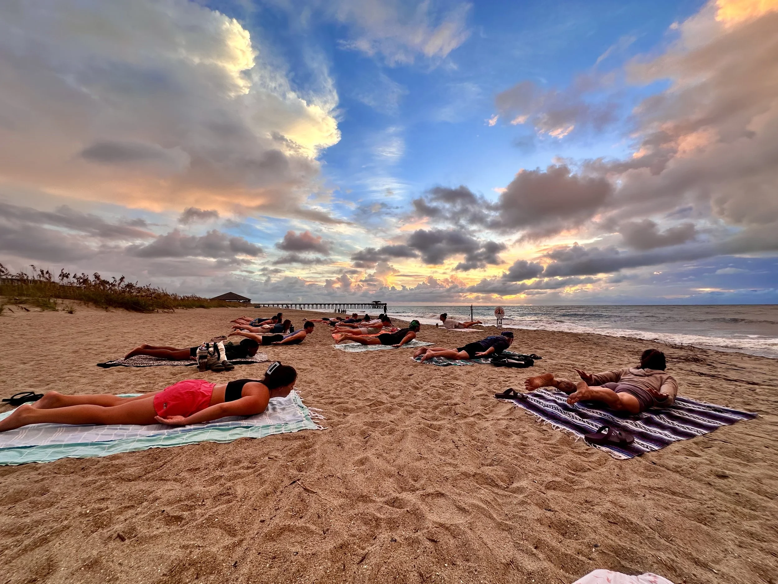 When Mother Nature Joins the Practice: Sunrise Beach Yoga on Tybee Island