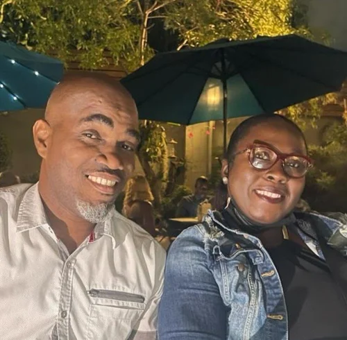 Smiling married couple enjoying the blessing of a marriage restored