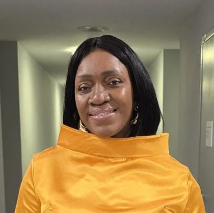 Smiling healed and restored woman