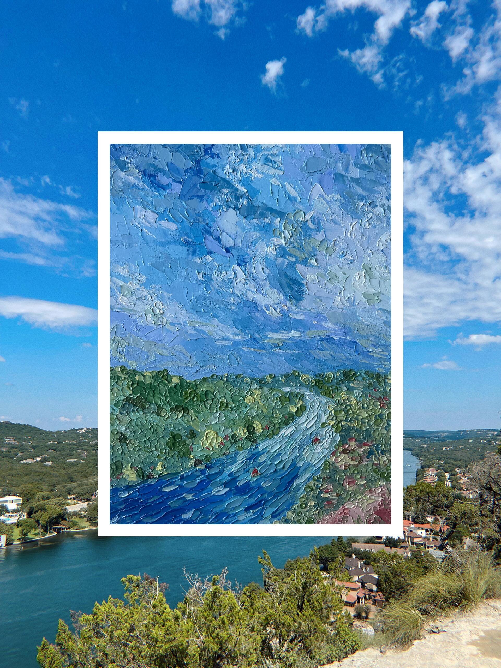 the art 🌱 vs. the inspiration captured over time 📷✨

⟡ 

Original oil painting has SOLD, but fine art prints are coming soon 💌

⟡ 

#oilpainting #naturepainting #landscapeart #pleinairpainting #natureart