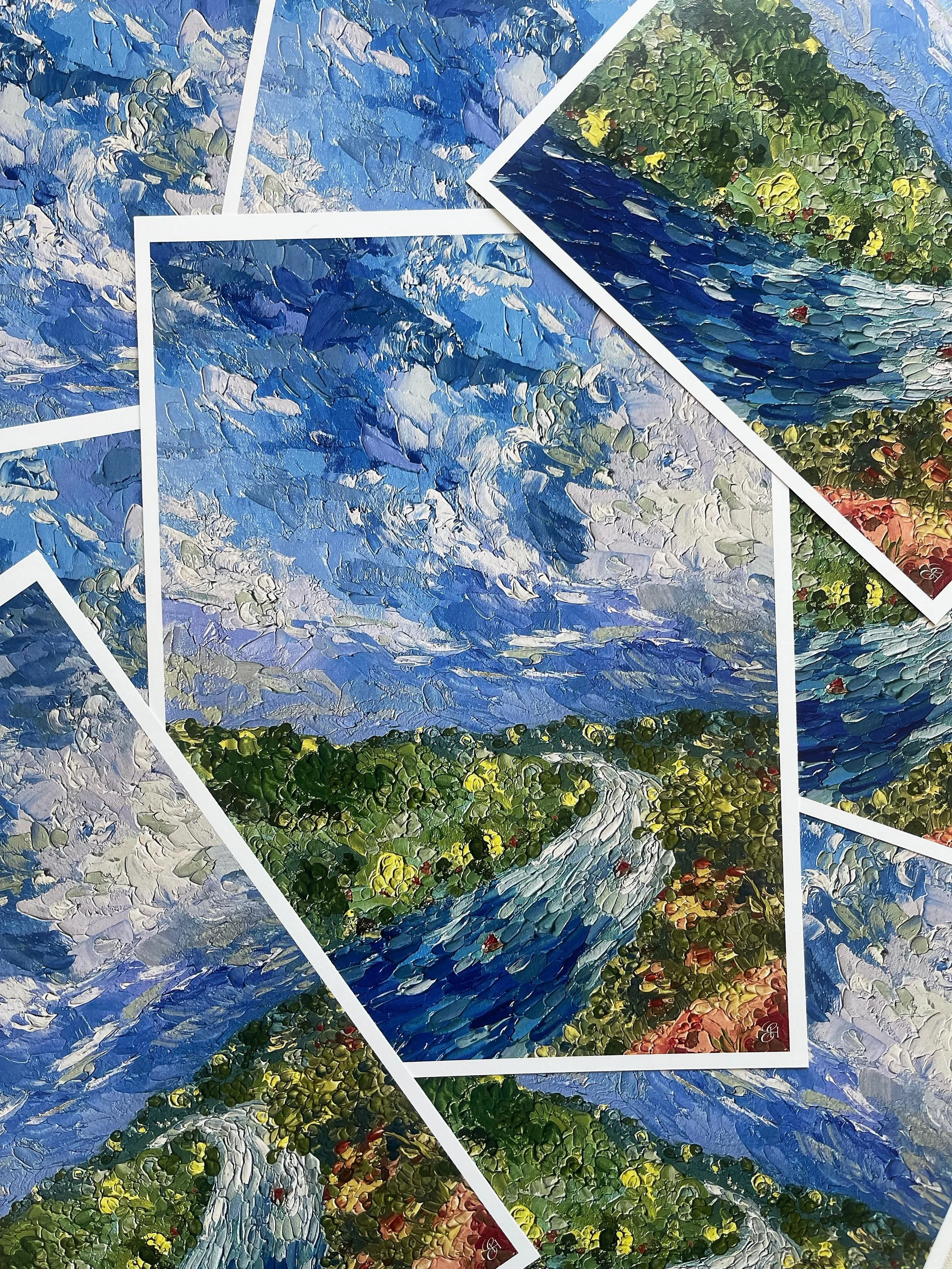✨New art prints available now!✨

I hope they brighten up your home ☺️ All prints and originals available at emilyhaart.com 💌
&bull;
&bull;
&bull;
#artprint #artprints #oilpainting #landscapepainting