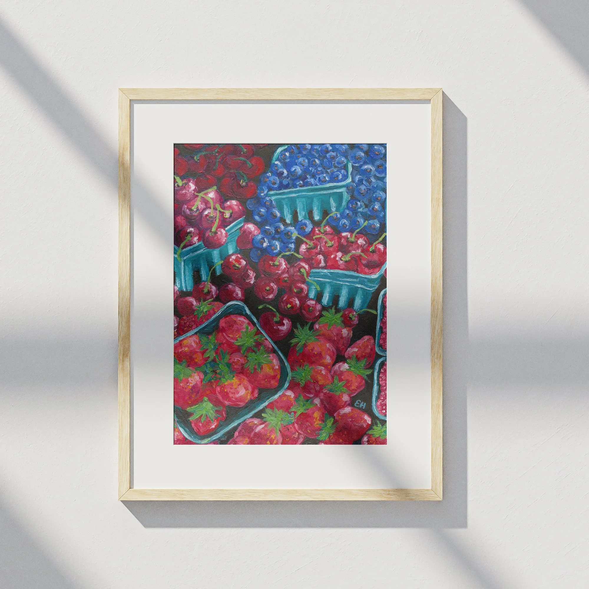 'The Market—Stall No. 2: Sweet Harvest' Print