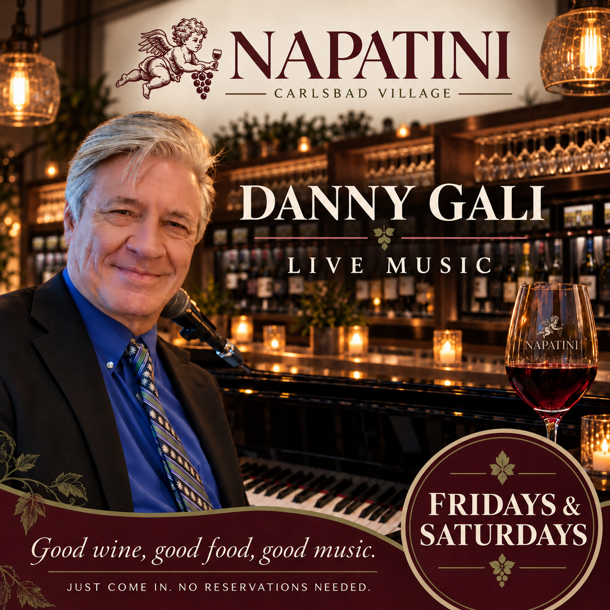 Live Music Fridays &amp; Saturdays with Danny Gali 🎶 