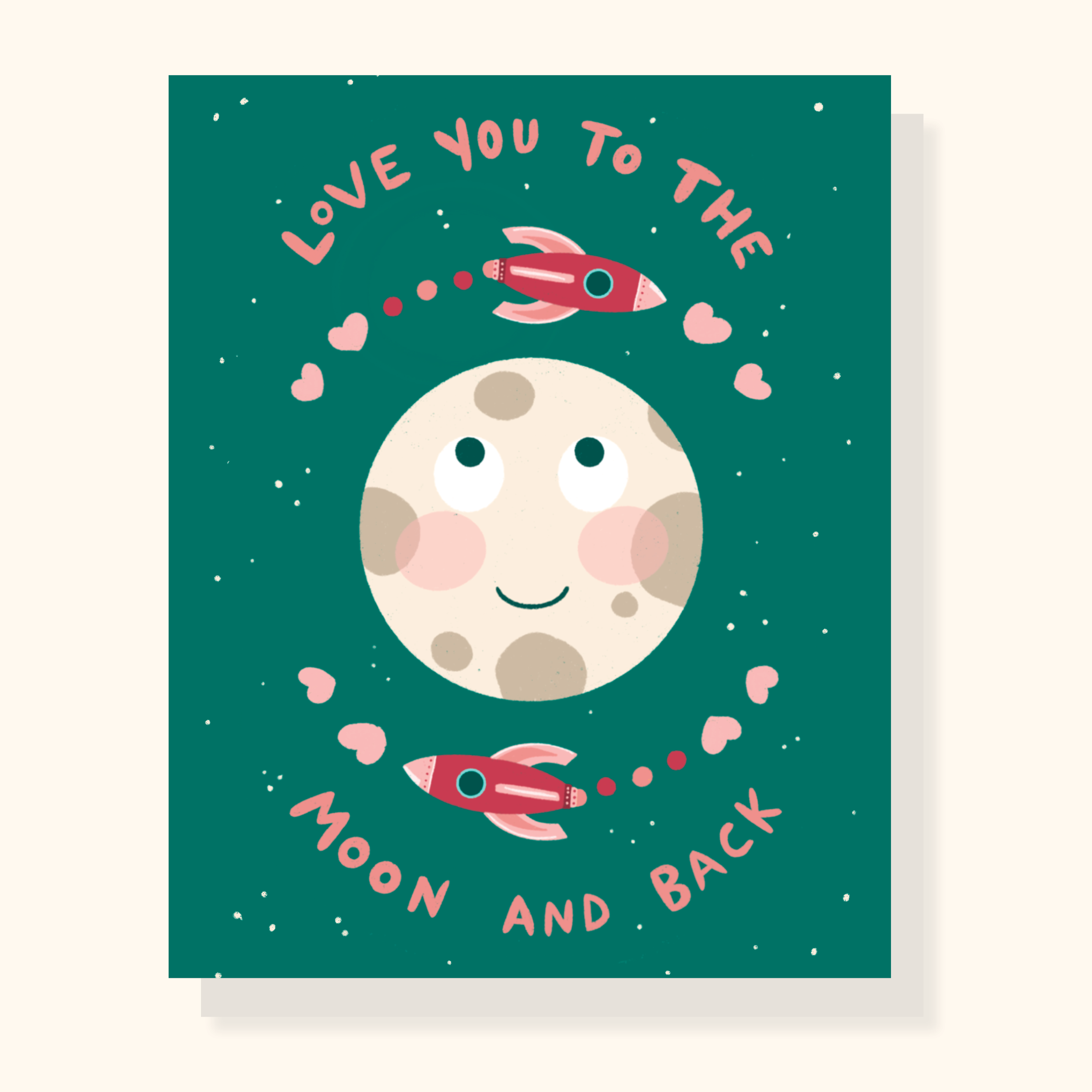 Love You To The Moon And Back Print