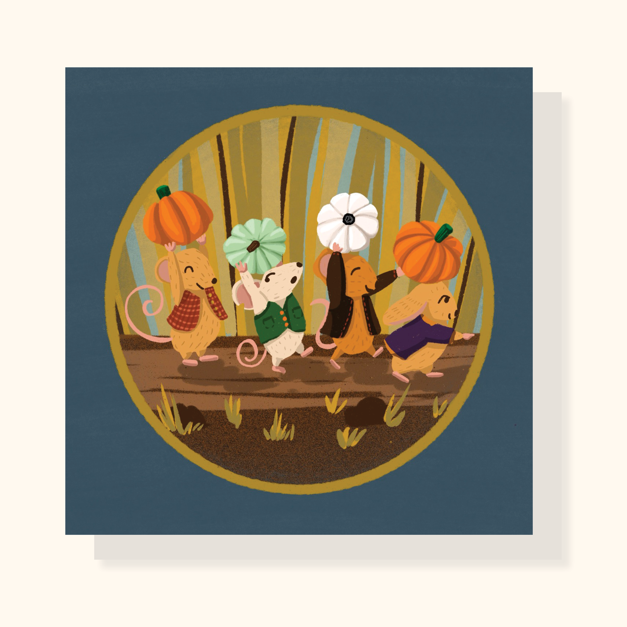 Pumpkin Parade Print