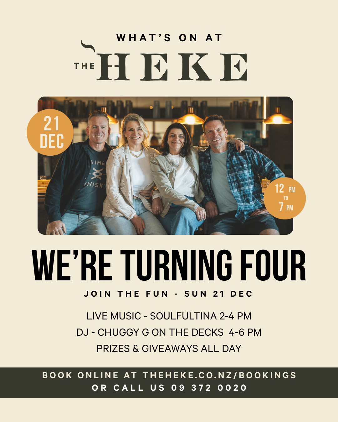 The Heke's FOURTH birthday