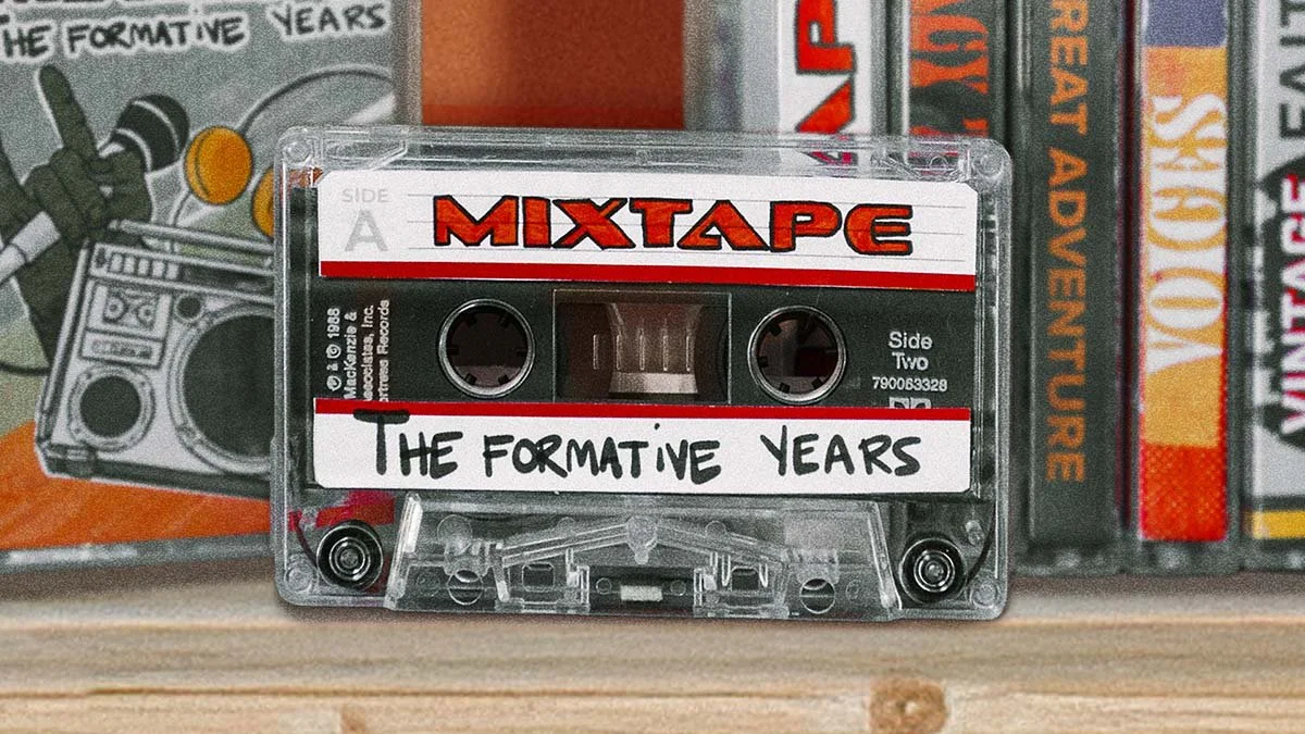 MIXTAPE: THE FORMATIVE YEARS Campaign Design · Fabrication · Photography · Illustration · Broadcast