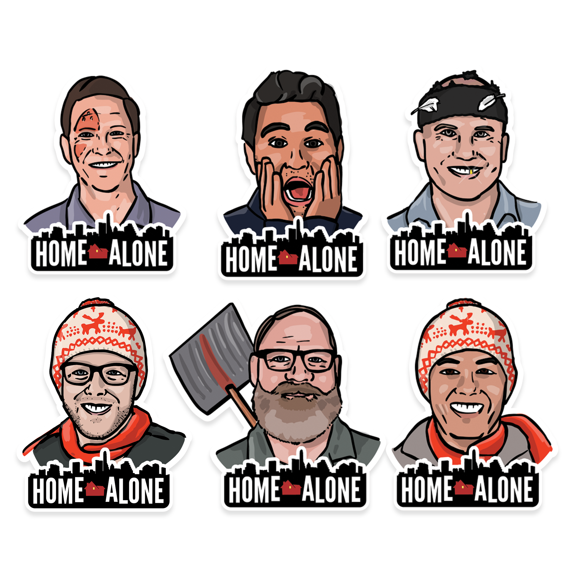 Campus Pastor Home Alone Sticker Pack