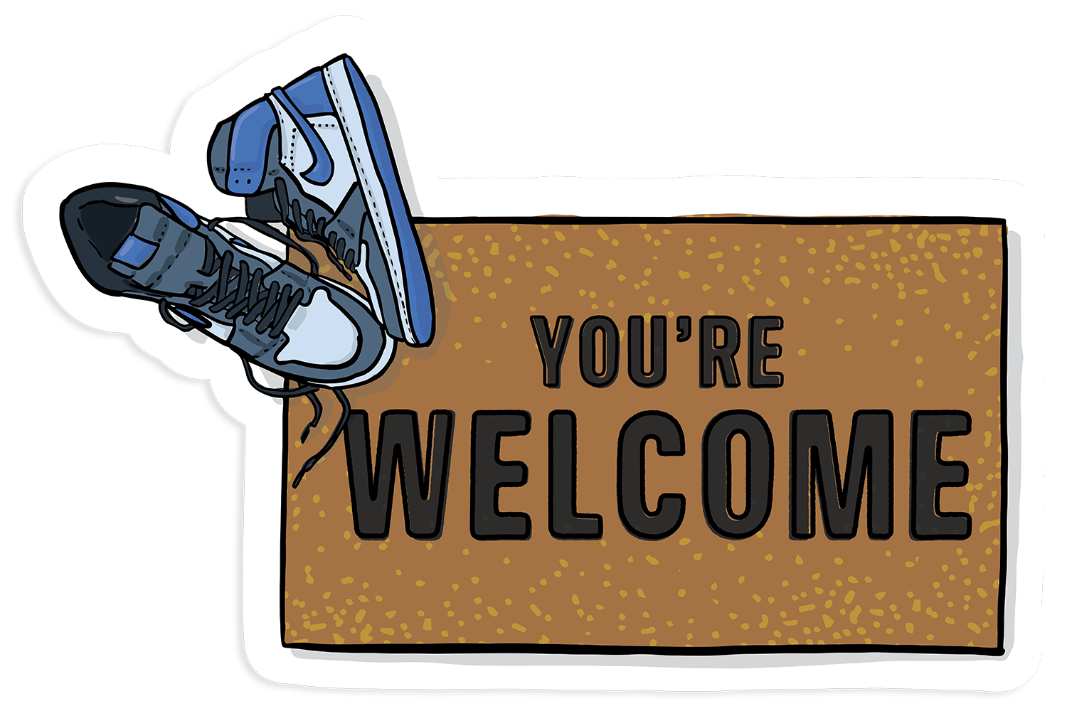 You're Welcome Sticker