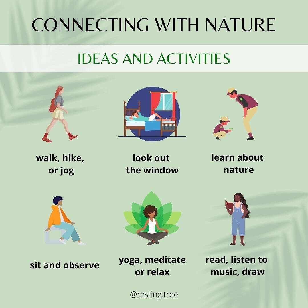 🌳 NATURE series: 
The Benefits of Nature
⠀⠀⠀⠀⠀⠀⠀⠀⠀
This month we are focusing on finding rest for the spirit, which includes connecting with nature. Humans seem naturally drawn to the great outdoors. We chase mountain peaks, place a premium on homes