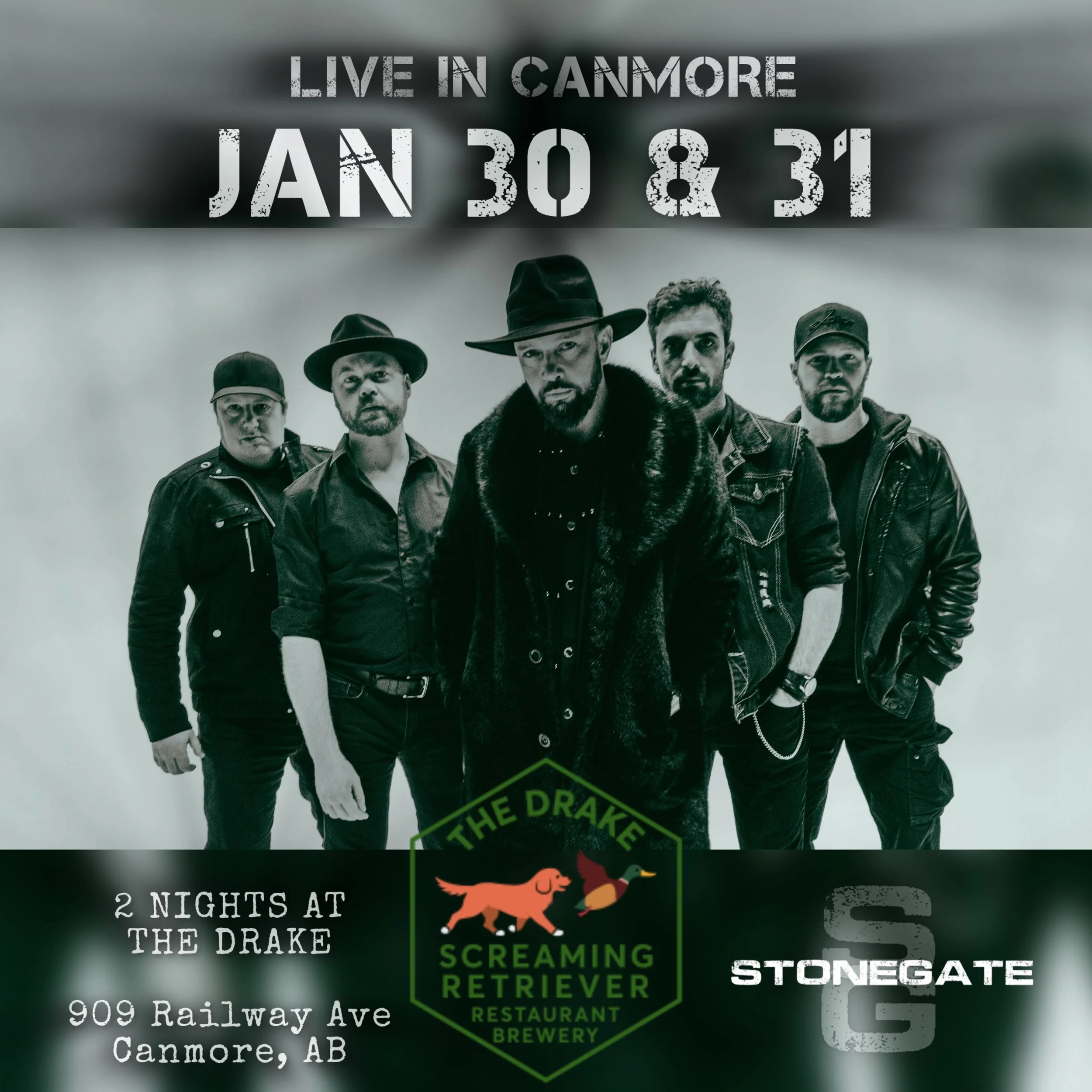 STONEGATE LIVE AT THE DRAKE, NIGHT 2 (Canmore, AB)